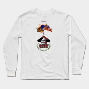 FIRE FLAGS Front Long Sleeve T-Shirt